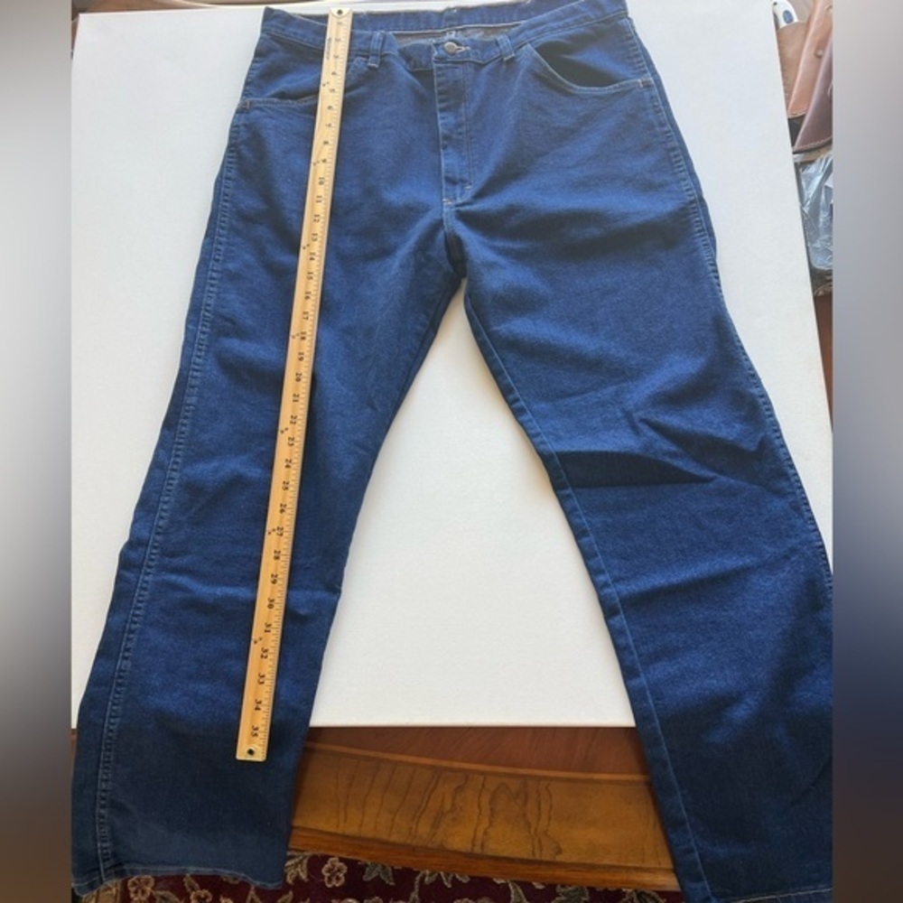 EUC Wrangler Jeans Men 38x32 Blue Cowboy Cut Original Fit 🔥🔥🐎🐎‎ (C2)